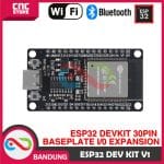 ESP32 ESP-32 DOIT WIFI BLUETOOTH IOT ESP32S DEVELOPMENT BOARD CH340 TYPE-C PLUS EXPANSION BASE PLATE - Image 3