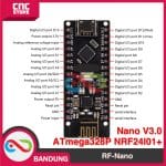 RF-NANO ARDUINO NANO V3.0 ATMEGA328P INTEGRATE NRF24L01+ WIRELESS 2.4GHz - Image 4