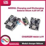 MODUL Charging and Discharging baterai litium 4.2V 5V 2A CHARGER 18650 3.7V