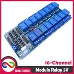 RELAY 5V 16 CHANNEL OUTPUT 250VAC 30VDC 10A WITH OPTOCUPLER MODULE