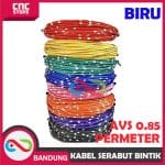KABEL BINTIK SERABUT TEMBAGA OTOMOTIF MOBIL MOTOR STANDARD JEPANG - AVSS 0.85 -BIRU PERMETER - Image 4