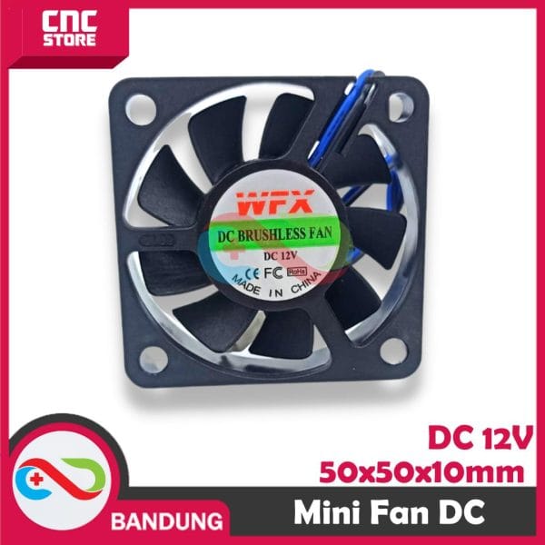 MINI FAN DC BRUSHLESS 12V 5x5x1CM KIPAS PENDINGIN 5CM FAN 5 CM