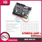 ARDUINO UNO WIFI R3 ESP82660 32MB FLASH CH340G + MICRO USB