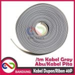 KABEL GRAY ABU 1M FLAT PITA RIBON DUPONT IDC 40P 40 PIN - Image 3