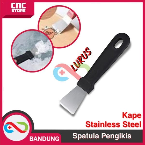 Kape Stainless Steel Serbaguna 3D Printer Pembersih Penyongkel kerak Kotoran Sisa Filament Lem Kerak