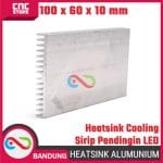 HEATSINK ALUMINIUM 100X60X10MM HEAT SINK COOLING SIRIP PENDINGIN LED - Image 5