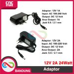 ADAPTOR 12V 2A 24W POWER SUPPLY DC FOR ARDUINO UNO NANO MEGA - Image 2