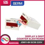 JDM11-6H JDM11 6H 220V DISPLAY 6 DIGIT COUNTER ELEKTRONIK SC58 - Image 5