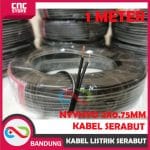 KABEL LISTRIK SERABUT TEBAL 2X0.75 MM NYYHYO  KABEL SERABUT-PUTIH PERMETER - Image 2