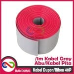 KABEL GRAY ABU 1M FLAT PITA RIBON DUPONT IDC 40P 40 PIN - Image 2