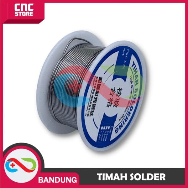 TIMAH SOLDER ROLL KECIL YIHAN DIAMETER 0.8  1 ROLL 3.5 METER 3.5M