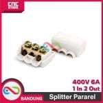TERMINAL BLOCK BLOK KONEKTOR SPLITTER PARALEL KABEL HIGH POWER CONNECTOR 400V 60A  1 IN 2 OUT - Image 4