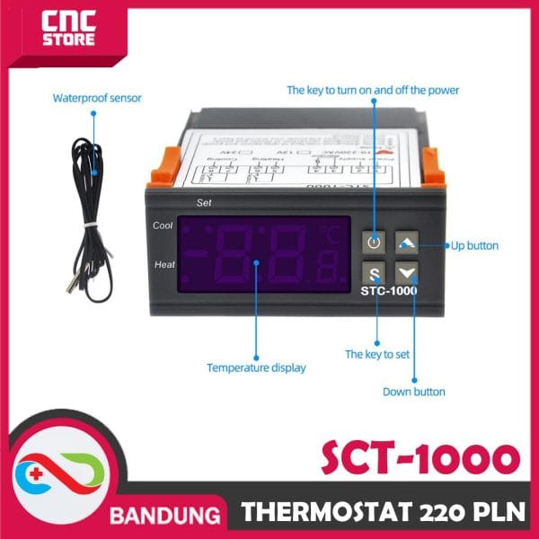 STC-1000 STC1000 STC 1000 THERMOSTATE TERMOSTAT 220 PLN