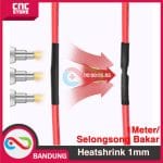 HEATSHRINK 1MM HEAT SHRINK SELANG SELONGSONG BAKAR PER 1 METER - Image 4