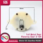 GearBox Motor DC Gear Box High Torque DC Motor RS380 380 With Planeray Gear Dinamo DC Motor - Image 3