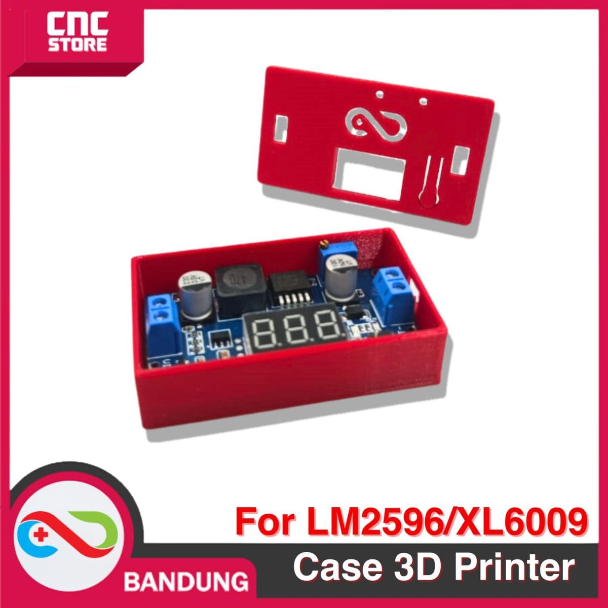 BOX CASING 3D PRINTER STEP DOWN LM2596 STEP UP XL6009 VOLTMETER - Image 2