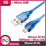 WEMOS D1 R2 WIFI ESP8266 UNO BASED BOARD 4MB FLASH + KABEL MICRO USB - Image 2