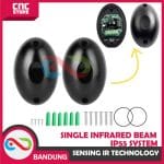 SINGLE INFRARED BEAM SENSOR SENSING IR TECHNOLOGY ALARM IP55 SYSTEM