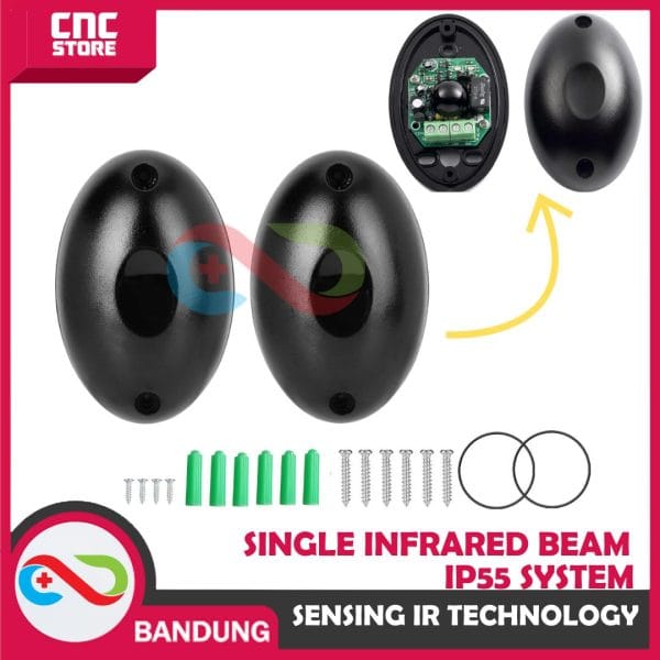 SINGLE INFRARED BEAM SENSOR SENSING IR TECHNOLOGY ALARM IP55 SYSTEM
