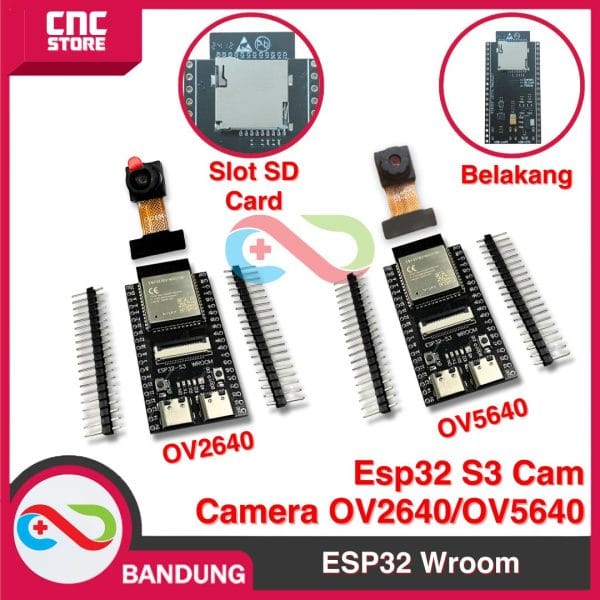 Modul ESP32-S3 WROOM N16R8 CAM OV2640/OV5640 Camera Development Board - with OV2640