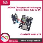 MODUL Charging and Discharging baterai litium 4.2V 5V 2A CHARGER 18650 3.7V - Image 2
