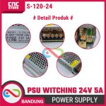 Power Supply Switching PSU 24V 5A – Adaptor Jaring 24V 5A Kecil dan Berkualitas - Image 5