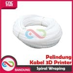 KABEL SPIRAL WRAPING PELINDUNG KABEL 8MM 3D PRINTER CNC PER 1 METER WHITE - Image 4