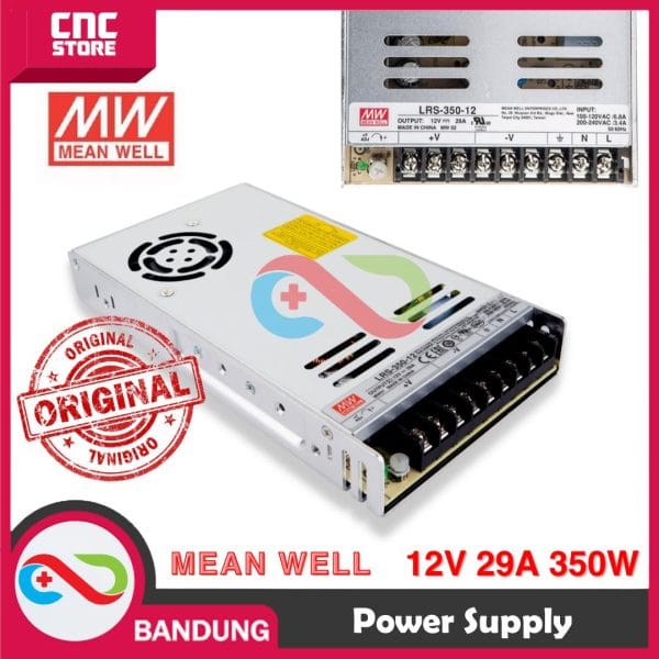 POWER SUPPLY MEAN WELL LRS-350-12 LRS35012 12V 29A 350W MEANWELL
