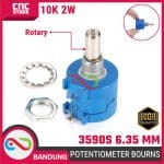 Potentiometer Bourns Multi Turn 3590S 10K 2W – Potensio Presisi untuk Pengaturan Daya