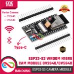 Modul ESP32-S3 WROOM N16R8 CAM – Development Board Kamera OV2640 / OV5640 untuk IoT, Vision, dan AI