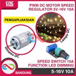 PWM DC Motor Speed Regulator 5V-16V 12V Speed Switch 10A Switch Function LED Dimming Dimmer Adjustable - Image 5