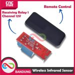 Wireless Infrared Sensor Remote Control Receiving Relay 1 Channel 12V - Image 2