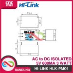 HI-LINK HLK-PM01 AC TO DC ISOLATED 5V 600MA 3 WATT - Image 3