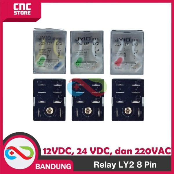 RELAY 8 PIN LY2 - RELAY LY2 12V 24V 220V RELAY LY2N 8 PIN LY-2 LY-2N RELAY 8PIN -12VDC