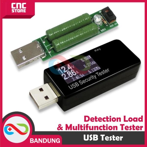 PAKET LENGKAP USB TESTER DETECTION LOAD & CAPACITY POWER