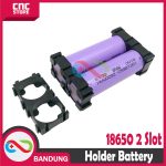 HOLDER BRACKET BATTERY BRACKET SAMBUNGAN BATERAI 18650 2 SLOT - Image 2