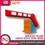 MINIATUR PALANG PARKIR BARIER GATE MICRO SERVO MG90 SG90 9G - Image 4
