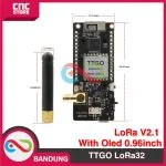LILYGO TTGO LoRa32 LoRa V2.1 915MHz 433MHz ESP32 OLED 0.96 WIFI BLE-915Mhz - Gambar 4