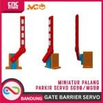 MINIATUR PALANG PARKIR BARIER GATE MICRO SERVO MG90 SG90 9G - Image 5