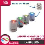 Lampu LED Baterai Battery Miniatur DIY Dekorasi Maket Arsitek Interior Lampion Mainan Prakarya Tugas Sekolah Warna Warni - HIJAU - Image 3