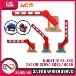 MINIATUR PALANG PARKIR BARIER GATE MICRO SERVO MG90 SG90 9G