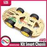 KIT SMART CHASSIS 4WD WHEEL DRIVE RC ARDUINO RASPBERRY ABS - Image 3