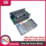 STEP UP POWER BOOST 200 WATT 6-55V DC-DC CASING ALUMINIUM