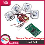 PAKET 4PCS LOAD CELL 50KG PLUS MODUL HX711 SENSOR TIMBANGAN BERAT - Image 2