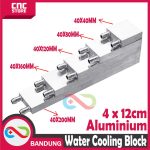 WATER BLOCK ALUMINIUM WATERBLOCK FOR PELTIER 40x120x12MM COOLING SYSTEM - Image 2