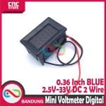 DIGITAL TUBE 0.36 INCH LED DIGITAL VOLTMETER DC4 5V-30V - Image 2
