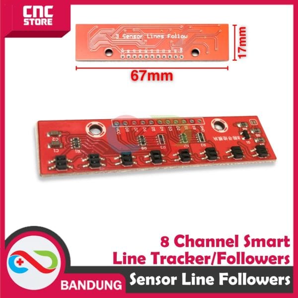 SENSOR LINE TRACKING LINE FOLLOWER ROBOT 8 CHANNEL