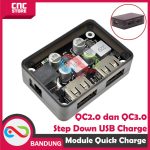 DUAL USB FAST CHARGE STEP-DOWN MODULE 6-30V to QC3.0 WITH CASE - Image 4
