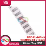 RFID EL-MF1-L1  13.56 MHz 1K Label Sticker Tag NFC RC522 Stiker F08 30 x 15 mm - Image 3