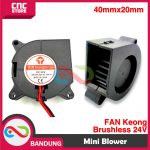 MINI BLOWER FAN KEONG BRUSHLESS 24V COOLING TURBO 4020 40MMx20MM - Image 3
